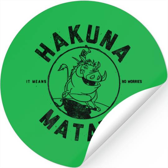 Disney Lion King Timon Pumbaa Hakuna Mata Stickers