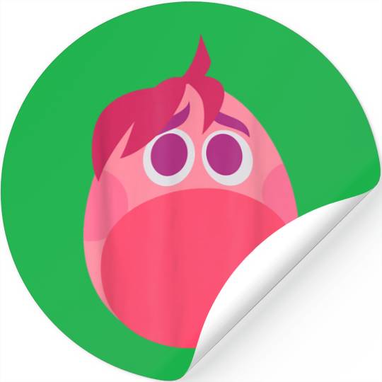 Disneyss Pixars Inside Out 2 Embarrassment Big Head Logo Stickers