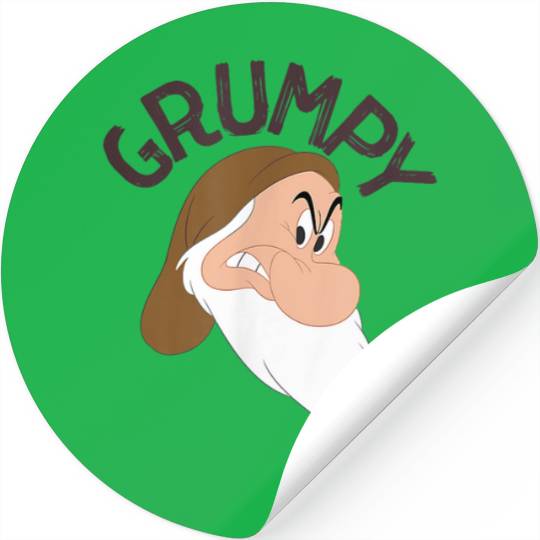 Disney Snow White & The Seven Dwarfs Grumpy Face Stickers