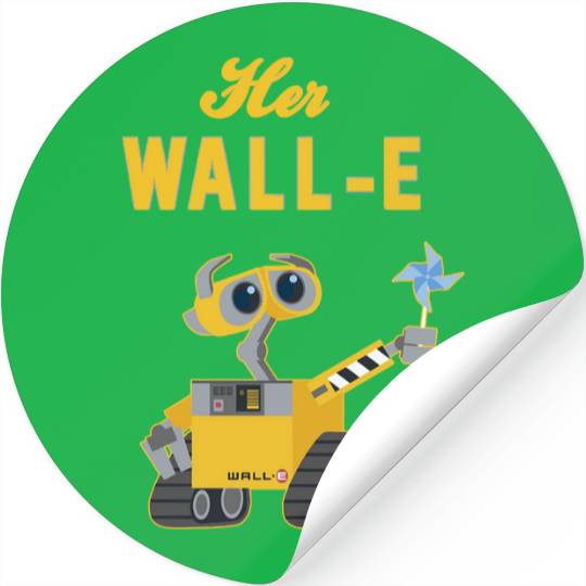 Disney Wall-E Her Wall-E Couples Stickers