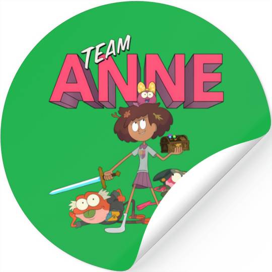 Disney Channel Amphibia Team Anne Stickers
