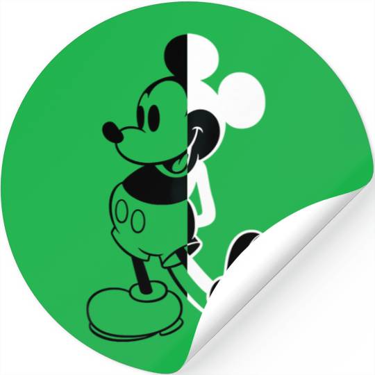 Disney Mickey Mouse Split Stickers
