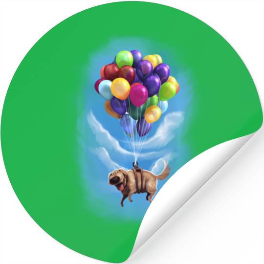 Disney Pixar Up Dug Balloon Floating Stickers