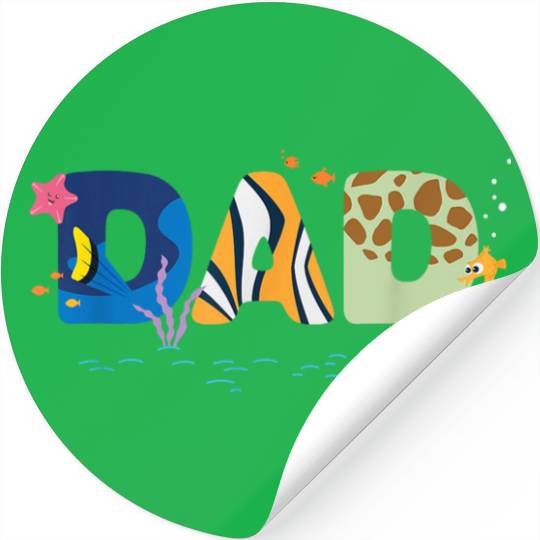 Disneyss And Pixarss Finding Nemo Dad Fathers Day Birthday Stickers