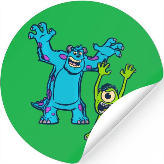 Disney Pixar Monsters University Sulley And Mike Stickers