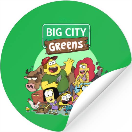Disney Big City Greens Family Group Stickers