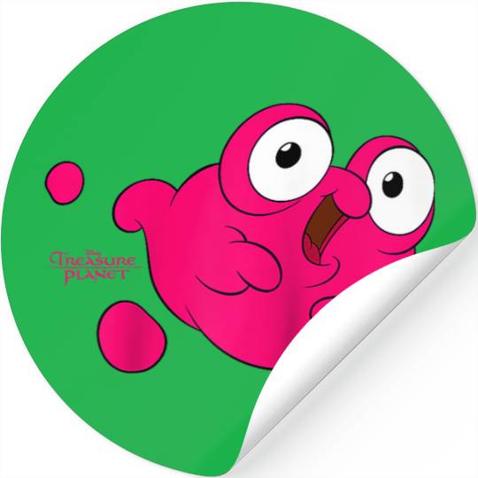 Disney Treasure Planet Morph Pink Blob Raglan Baseball Tee Stickers