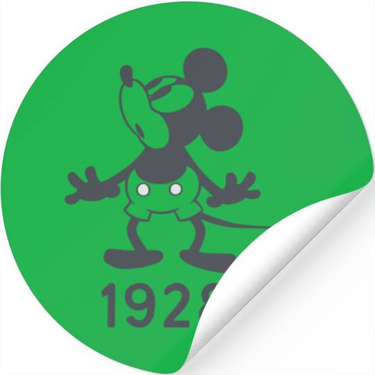 Disney Retro Mickey Mouse 1928 Long Sleeve Stickers