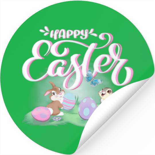 Disney Bambi Happy Easter Thumper Amp Miss Bunny Stickers