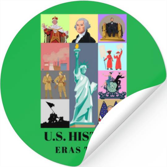 us history eras tour Stickers
