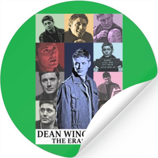 Dean Winchester Eras Tour Stickers