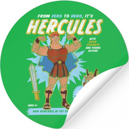 Vintage Hercules  Stickers, Disney Hercules Megara