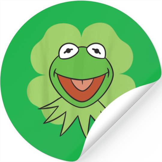 Disney Muppets Kermit Shamrock St Patricks Day Stickers
