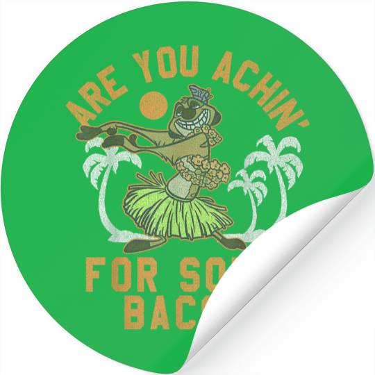 Disneyss The Lion King Timon Achin' For Some Bacon Stickers