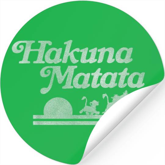 Disneyss Lion King Hakuna Matata Silhouette Stickers