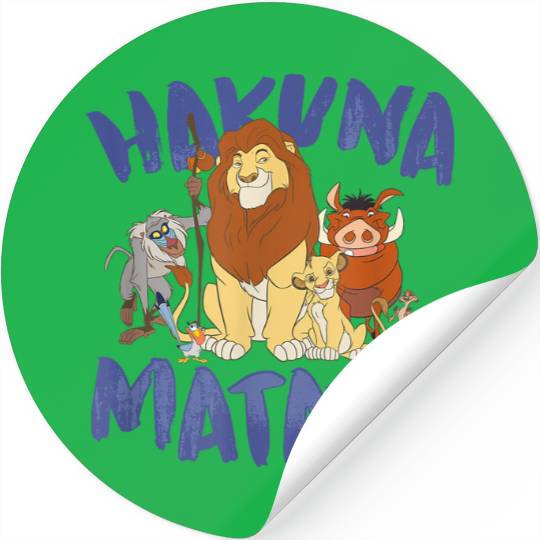 Disneyss Lion King Classic Hakuna Matata Group Stickers