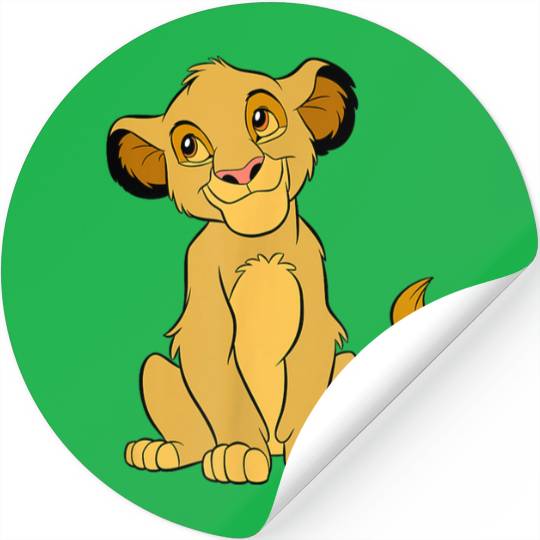 Disneyss Lion King Classic Simba Cosplay Stickers