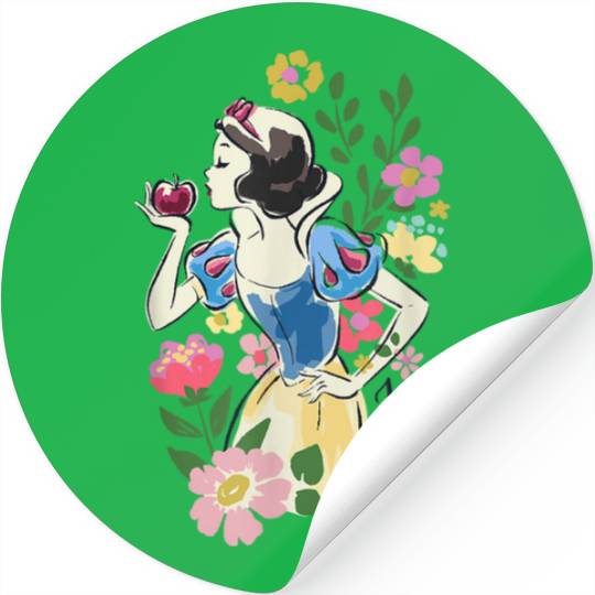 Disneyss Princess Snow White Just One Bite Floral Stickers