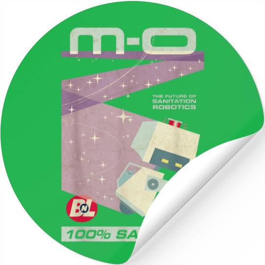 Disney Pixar WallE MO Future Of Sanitation Robot Stickers
