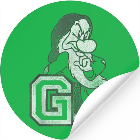 Disneyss Snow White And Seven Dwarfs Grumpy Stickers