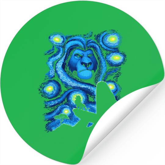 Disney The Lion King Mufasa Starry Night Pride R Stickers