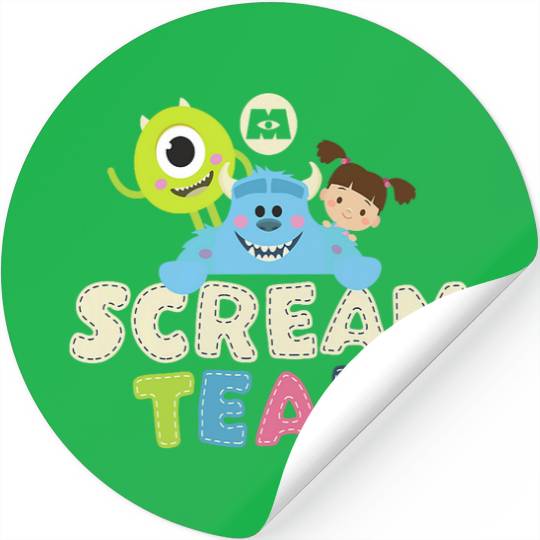 Disney Pixarss Monsters Inc Scream Team Adorable Chibi Style Stickers