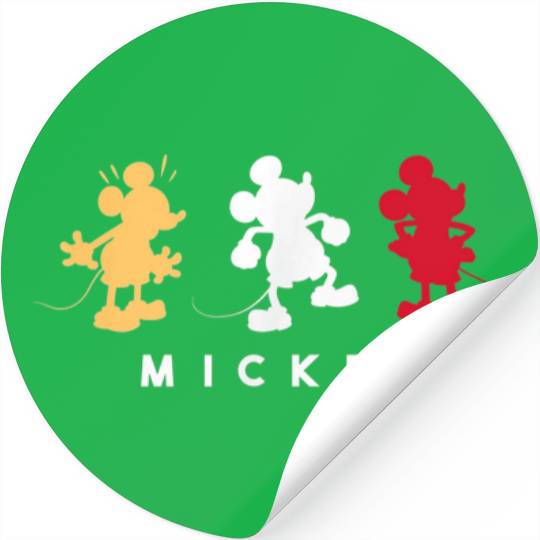 Amazon Essentials Disney Mickey Silhouette Trio Stickers