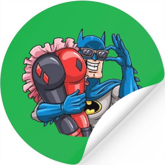 Batman Punch Out , Superhero , Marvel Disney Stickers