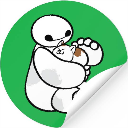 Disney Big Hero 6 Baymax Cat Cute Portrait Stickers