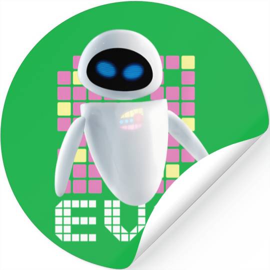 Disney Pixar Wall-E Geometric Eve Stickers