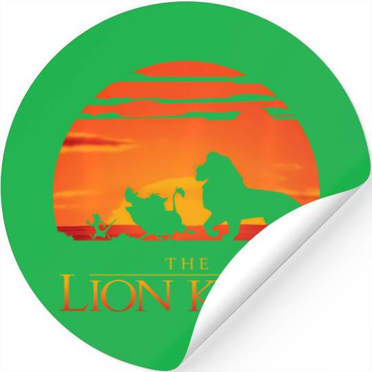 Disney Lion King Classic Sunset Walk Stickers