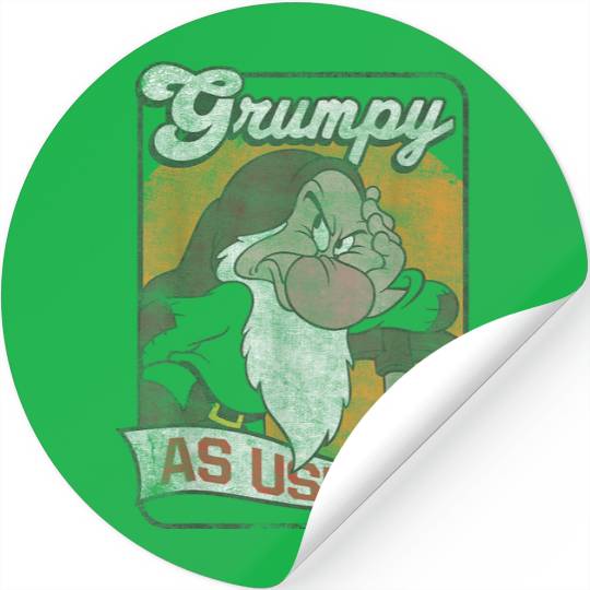 Disney Snow White Grumpy As Usual Card Stickers