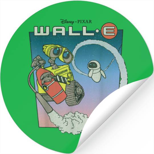 Disney Pixar Wall-e Fly Eve Distressed Stickers