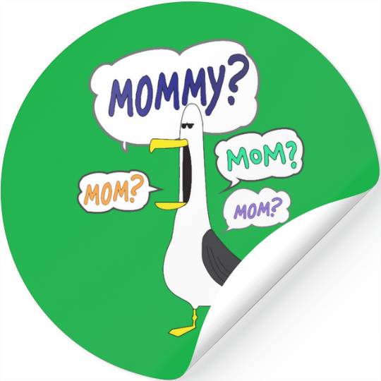 Mom Mommy Finding Nemo Seagull Mine Disney Stickers