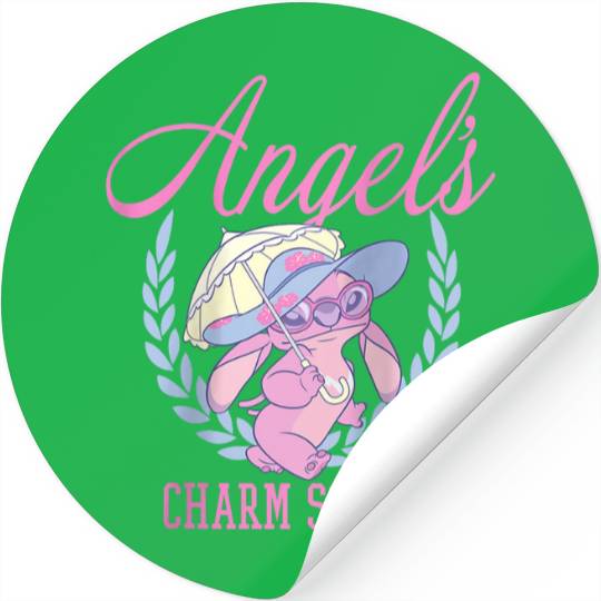 Disneyss Lilo Stitch Angel Charm School Demure College Stickers