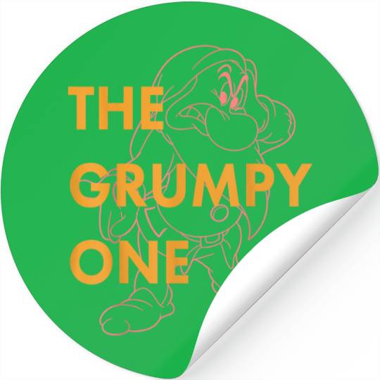 Disneyss Snow White The Grumpy One Graphic Stickers