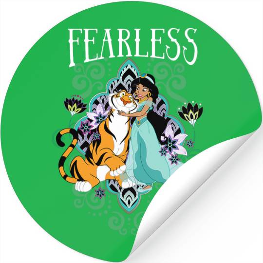 Disney Aladdin Jasmine And Rajah Fearless Stickers