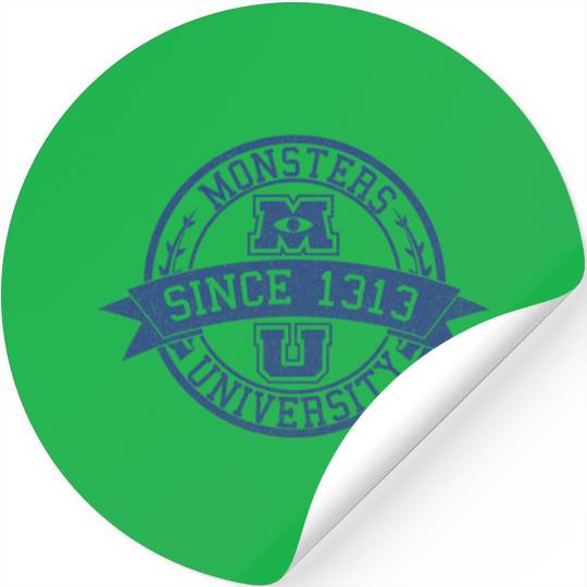 Disney Pixar Monsters University Since 1313 Logo Stickers