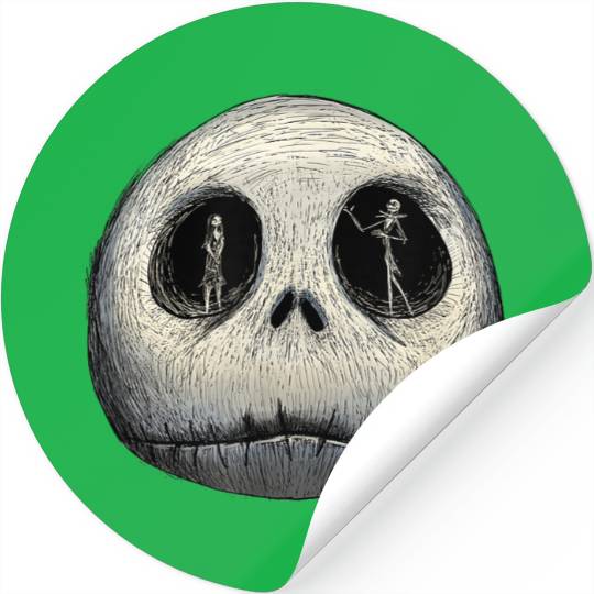 Disney The Nightmare Before Christmas Sally And Jack Face Stickers