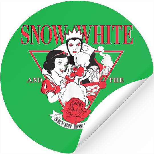 Disneyss Snow White Evil Queen Edgy Rose Graphic Stickers