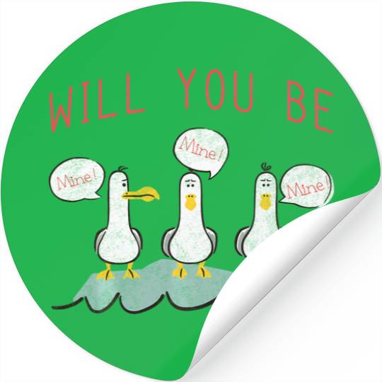 Disney Pixar Finding Nemo Valentine Will You Be Mine Stickers