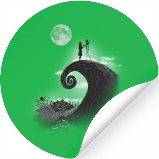 Disneyss Nightmare Before Christmas Jack And Sally Stickers