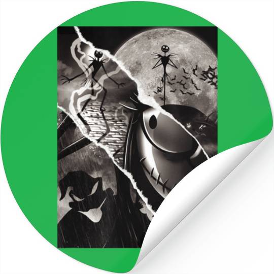 Disneyss Nightmare Before Christmas Scenes Stickers