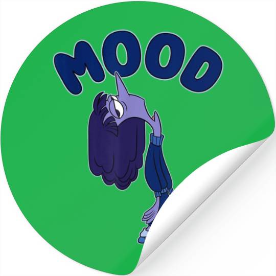 Disneys Pixar Inside Out 2 Mood Ennui Bored Shot Stickers