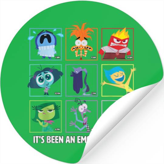 Disneyss And Pixarss Inside Out 2 Emotions An Emotional Day Stickers