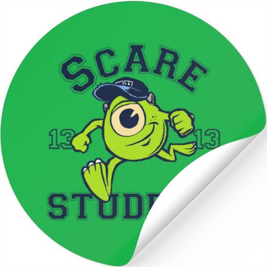 Disney Pixar Monsters University Scare Student Mike Portrait Stickers