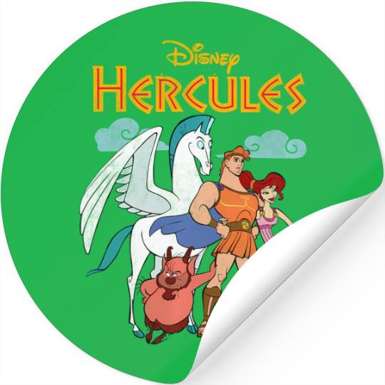 Disney Hercules Classic Group Shot Vintage Stickers