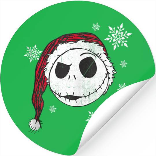 Disneyss Nightmare Before Christmas Snowflake Holiday Stickers