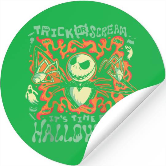 Disneyss The Nightmare Before Christmas Jack Trick Or Scream Stickers
