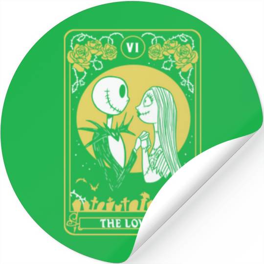 Disneyss The Nightmare Before Christmas Jack Sally Card Stickers